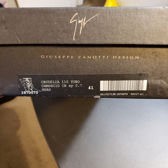 Giuseppe black boots size 41..US 10 - Picture 2 of 14